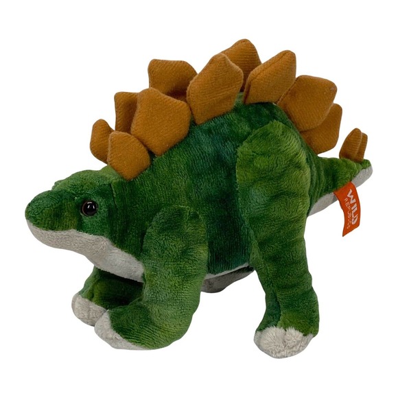 Wild Republic Toys Wild Republic Plush Stegosaurus Green Dinosaur
